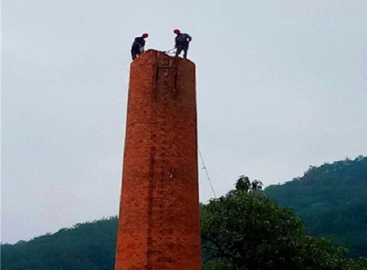常寧煙囪拆除