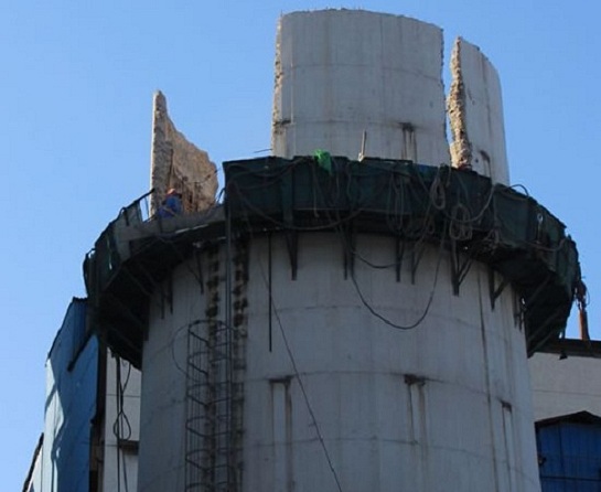 羅定煙囪拆除公司-煙囪人工拆除施工步驟