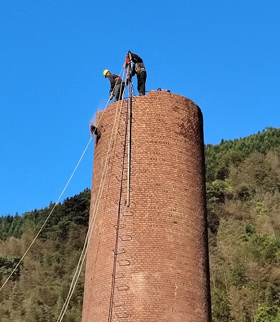 羅定煙囪拆除常見(jiàn)的施工方法